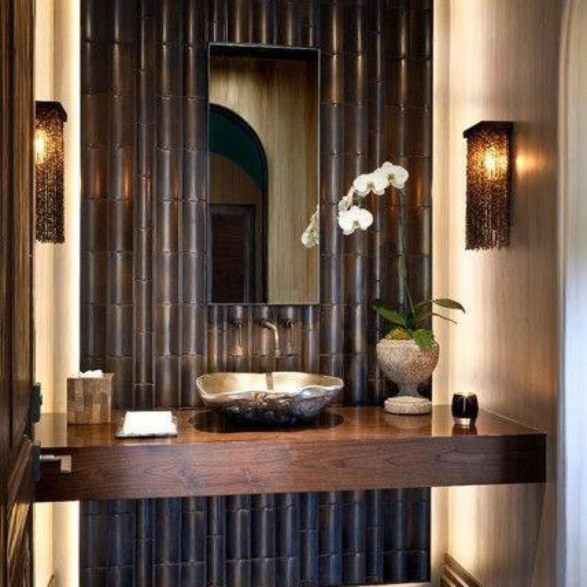 мебель в ванную из бамбука
